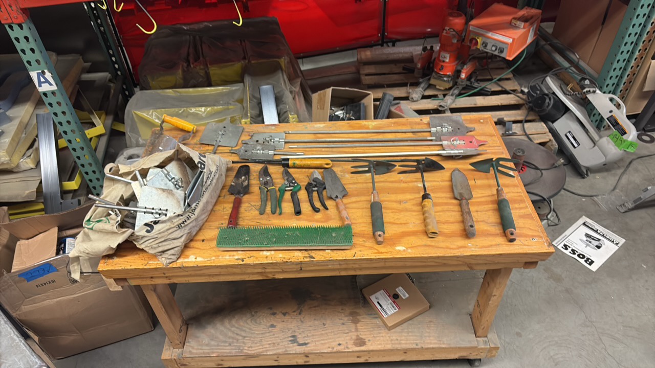 Landscaping equipment