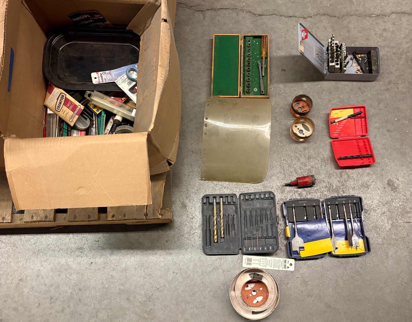 Drill Bits, hole saws