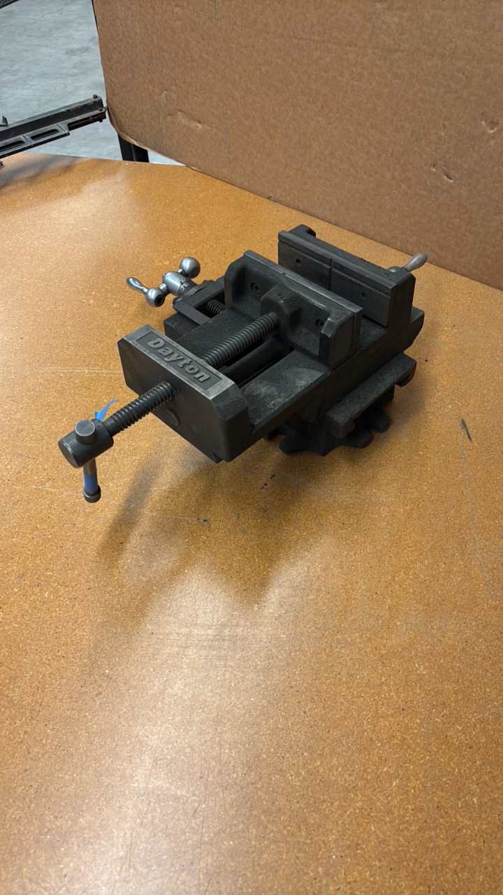 Dayton compound cross-slide milling vise