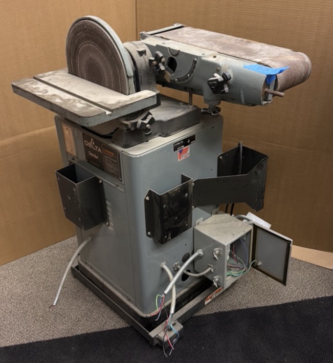 DELTA floor-standing belt sander