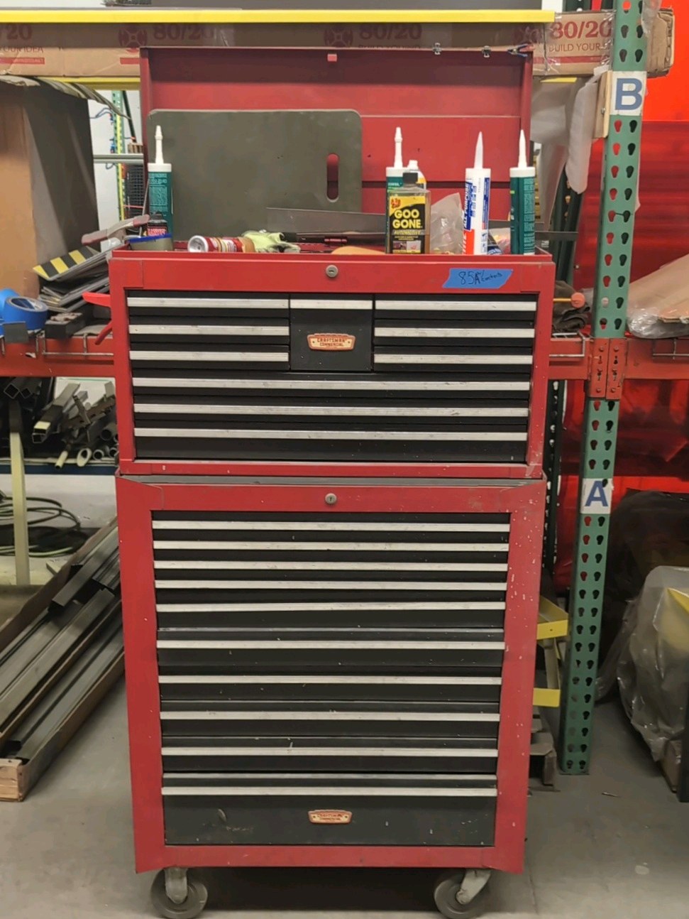 CRAFTSMAN Commercial Tool Chest With Contents
