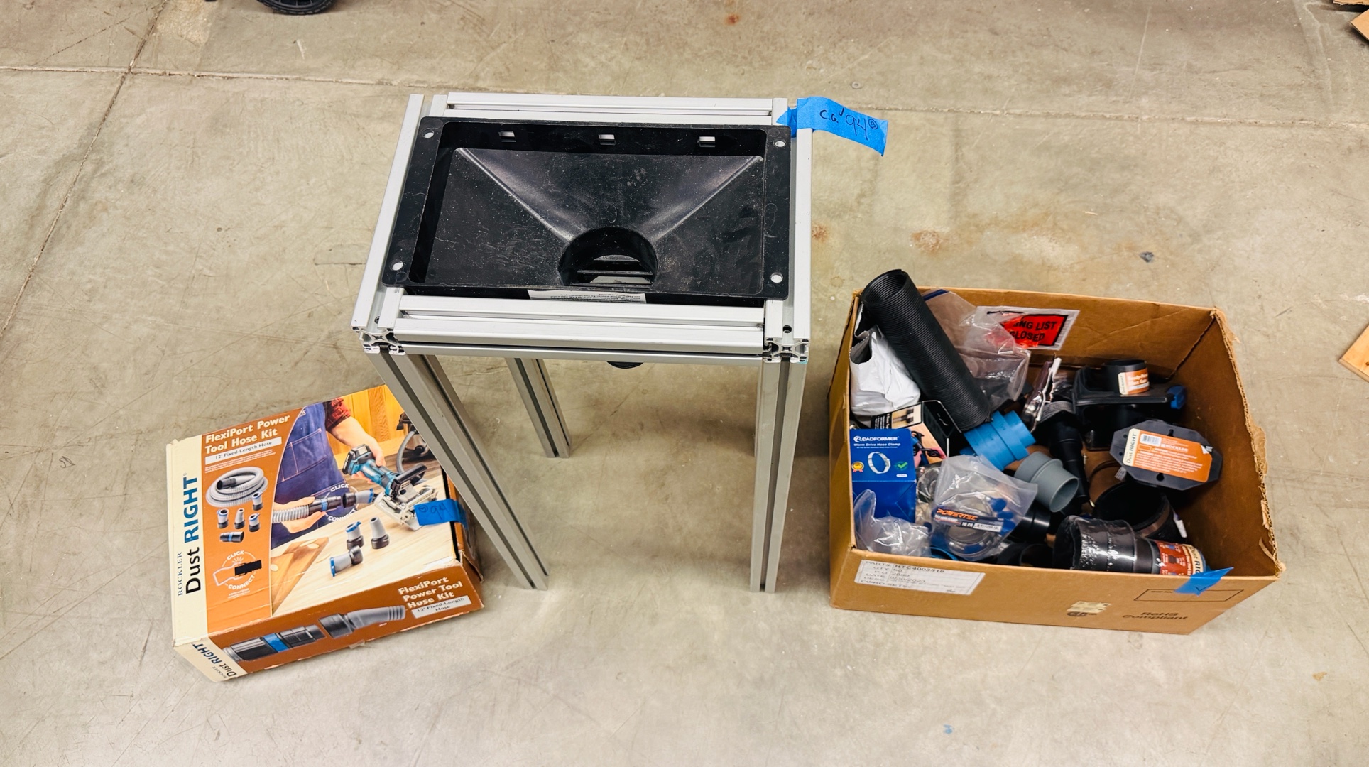 DUST collection stand and hose parts