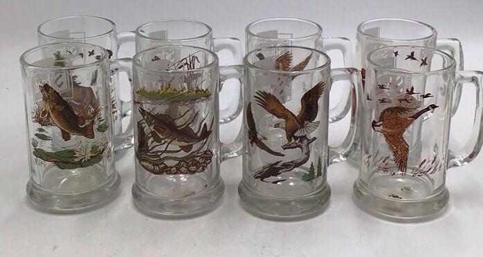 lot 118 image: Vintage Schmidt Beer Collector Series Steins  Wildlife Scenes