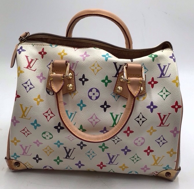 lot 134 image: Louis Vuitton Multicolor Speedy 30 Handbag