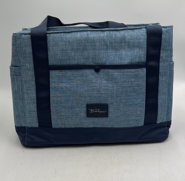 lot 157 image: B. Druess Insulated Tote Bag  Blue Heather