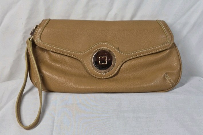 lot 164 image: Liz Claiborne Leather Wristlet Clutch