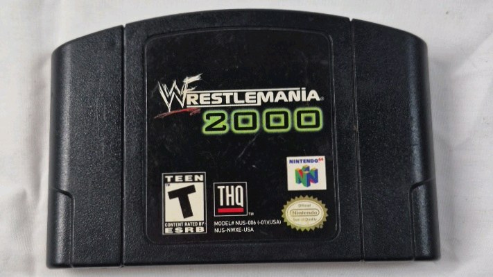 lot 186 image: WWF WrestleMania 2000 Nintendo 64 Game