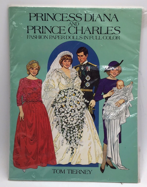 lot 218 image: Princess Diana and Prince Charles Fashion Paper Dolls  Tom Tierney Dover