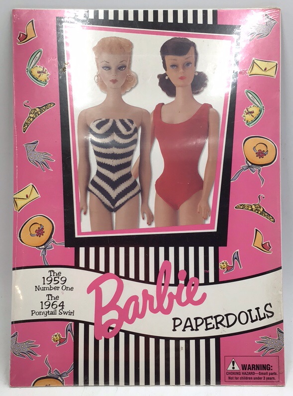 lot 219 image: Vintage Barbie Ponytail Swirl Paper Dolls Book