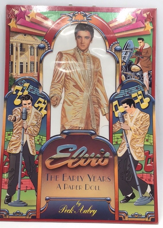lot 220 image: Vintage Elvis Presley The Early Years Paper Doll Book