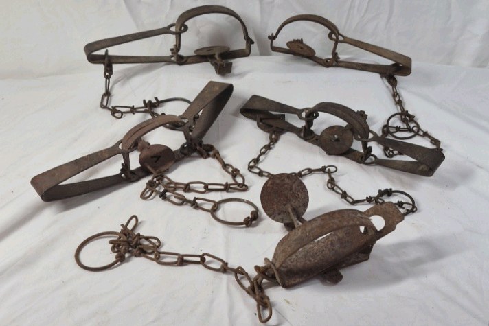 lot 242 image: Vintage Animal Traps