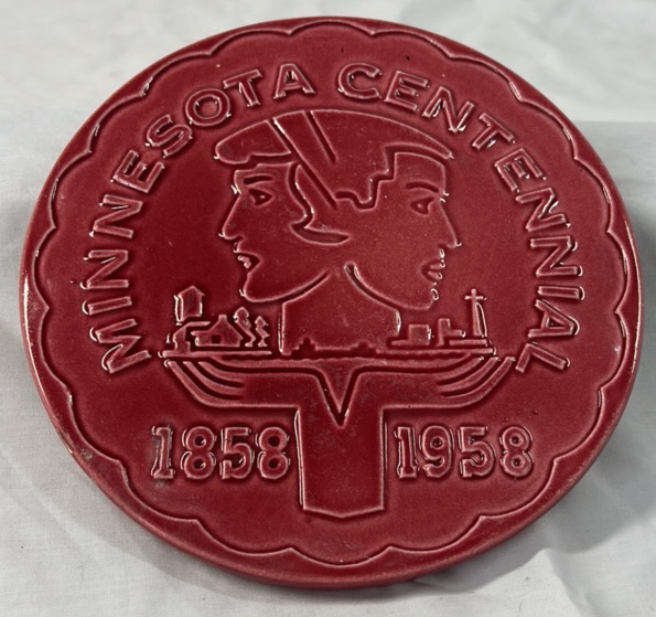 lot 264 image: Vintage Red Wing Minnesota Centennial Trivet