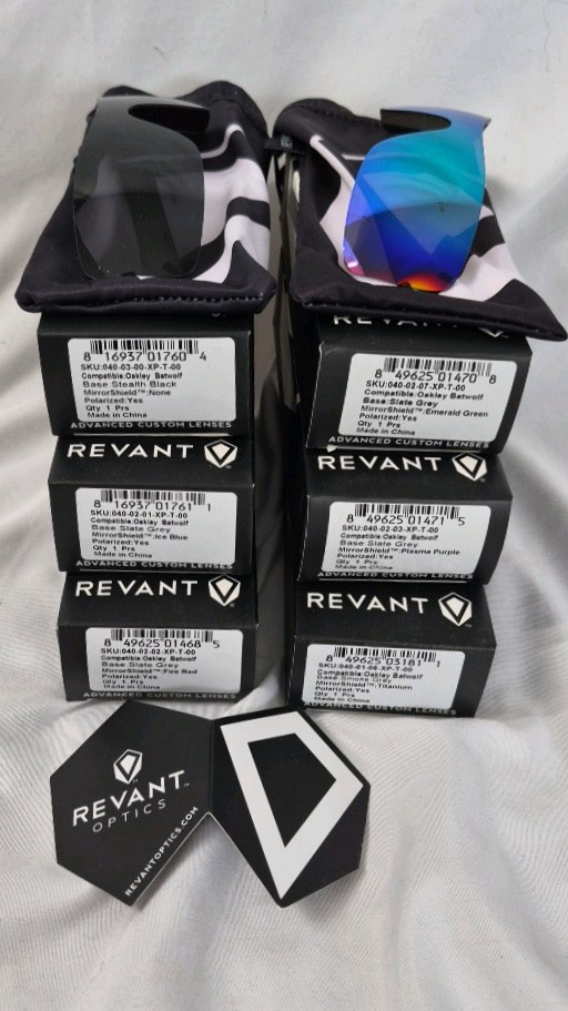 lot 321 image: Revant Replacement Lenses for Oakley Batwolf