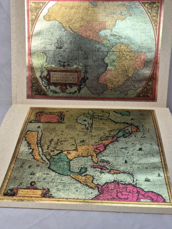 lot 37 image: Vintage Promotional Antique Map Folio