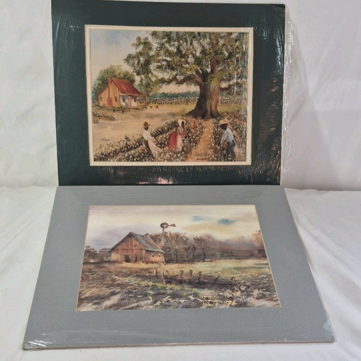 lot 9 image: Vintage Framed Print
