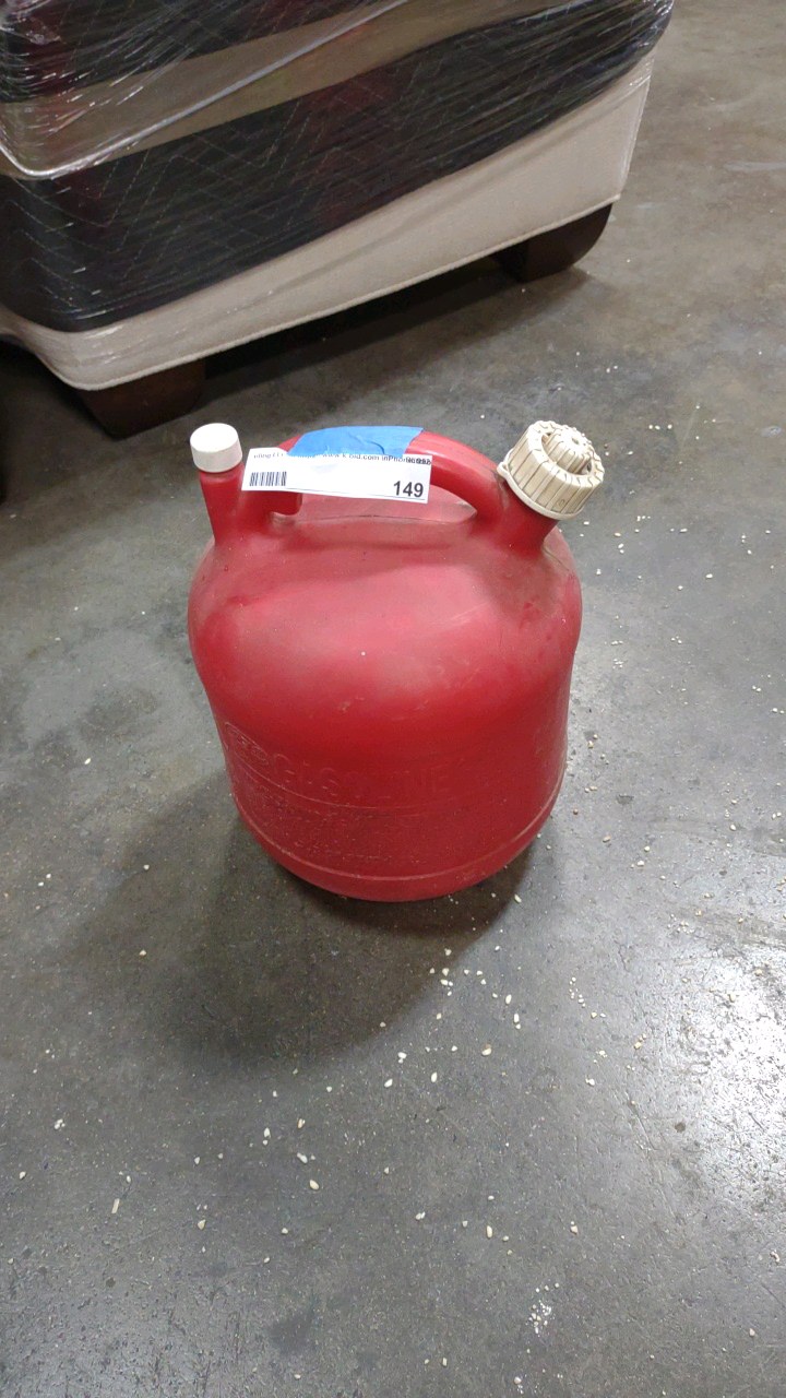 lot 149 image: vintage gas can