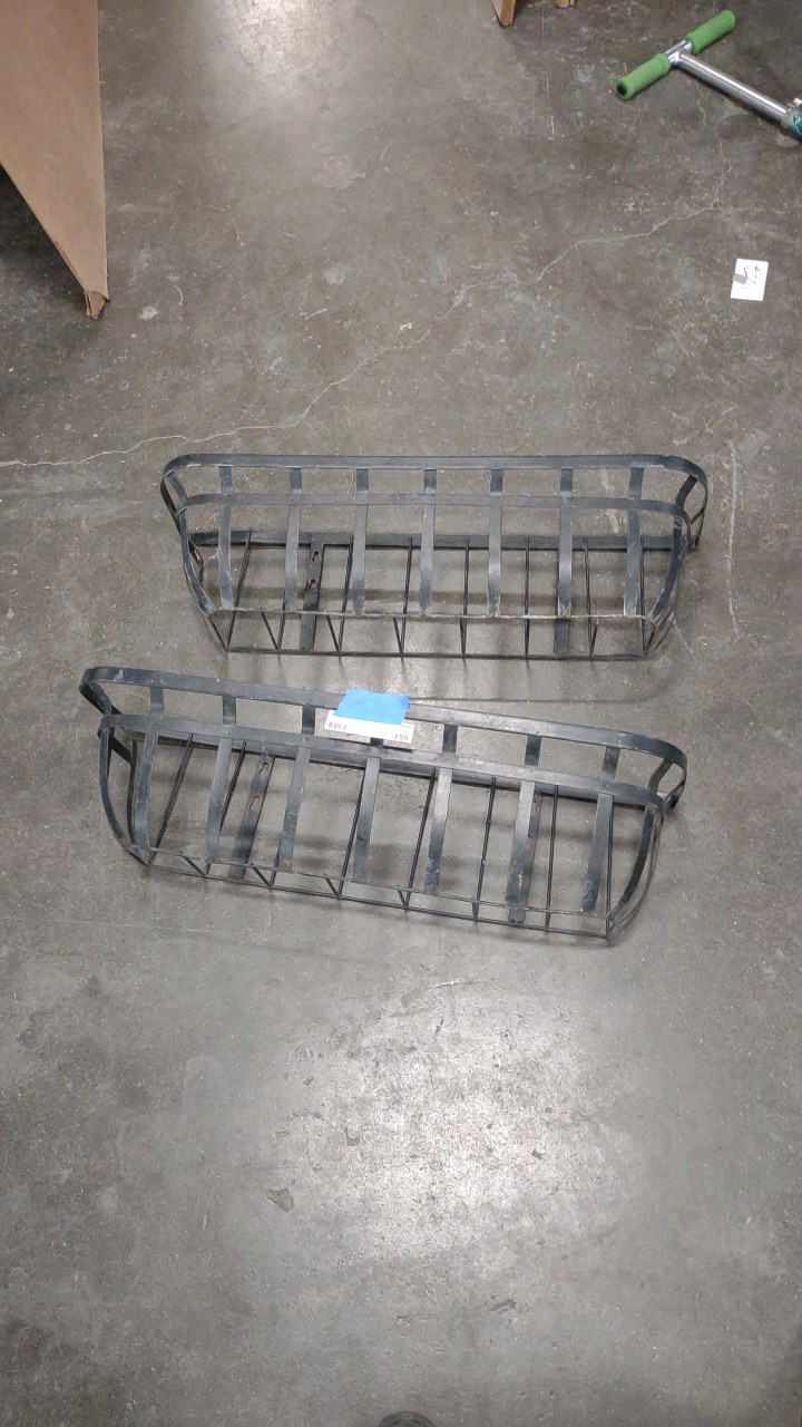 lot 155 image: metal planter holders
