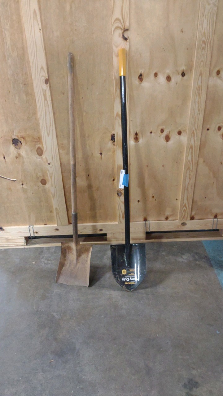 lot 158 image: 2 shovels