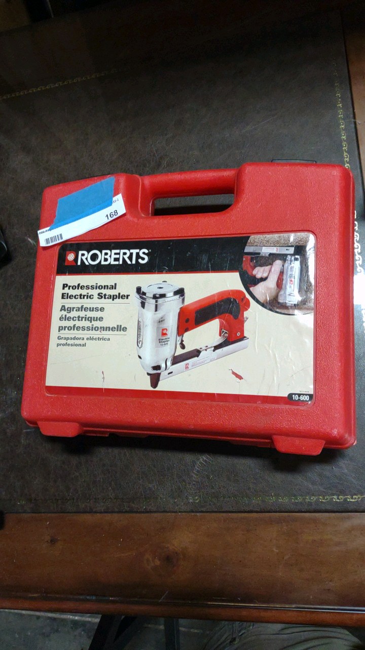 lot 168 image: professional electric stapler