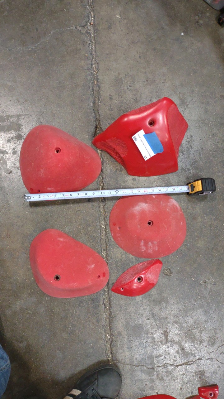 lot 21 image: climbing holds