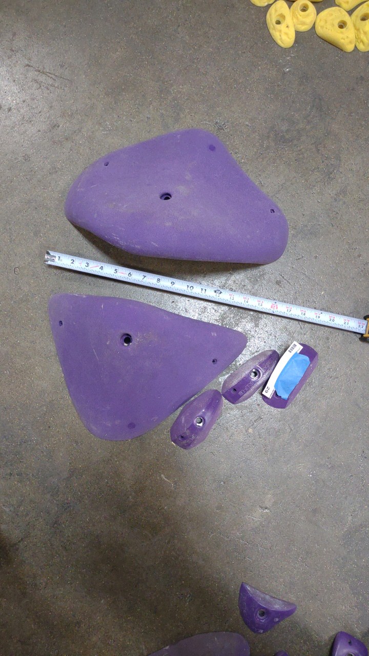 lot 29 image: climbing holds