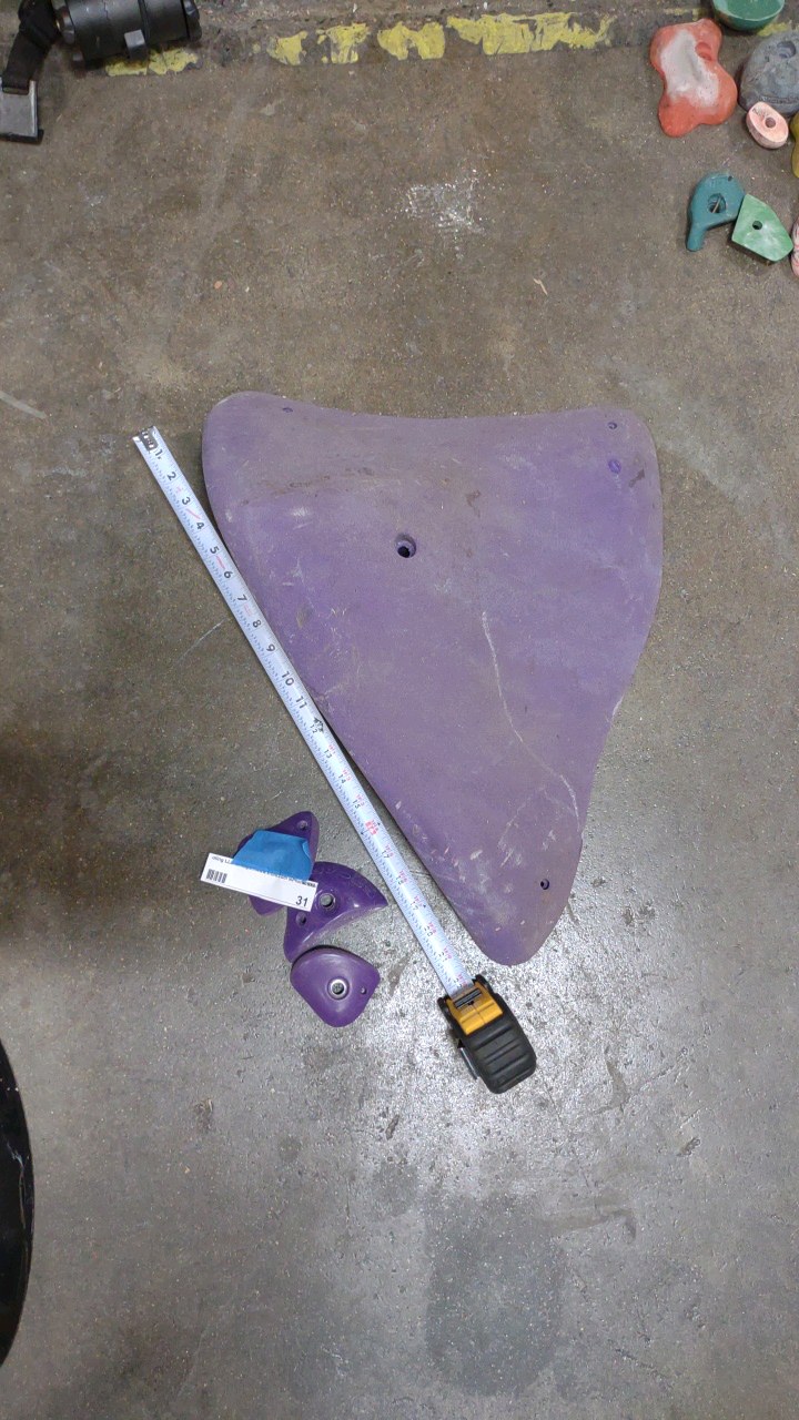 lot 31 image: climbing holds