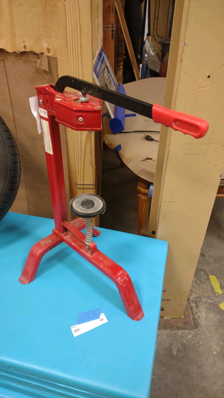 lot 55 image: wine corking machine