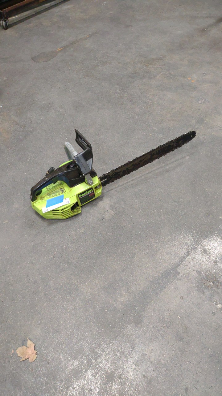 lot 69 image: chainsaw