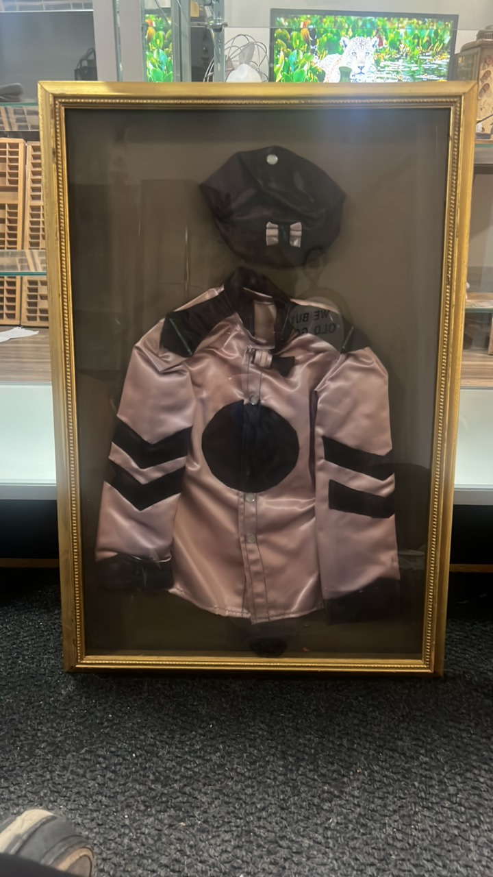 framed jockey uniform