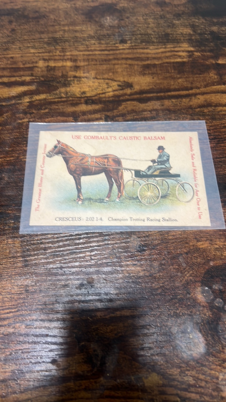 early 1900s gombaults caustic balsam advertisement