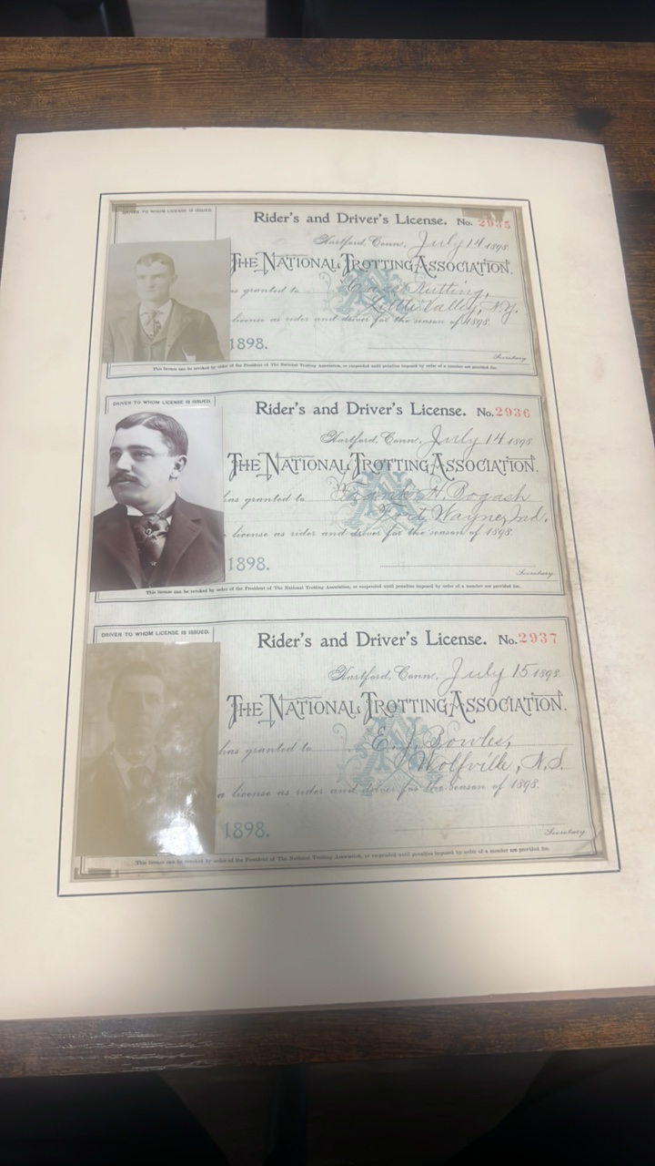 1898 riders and drivers licenses