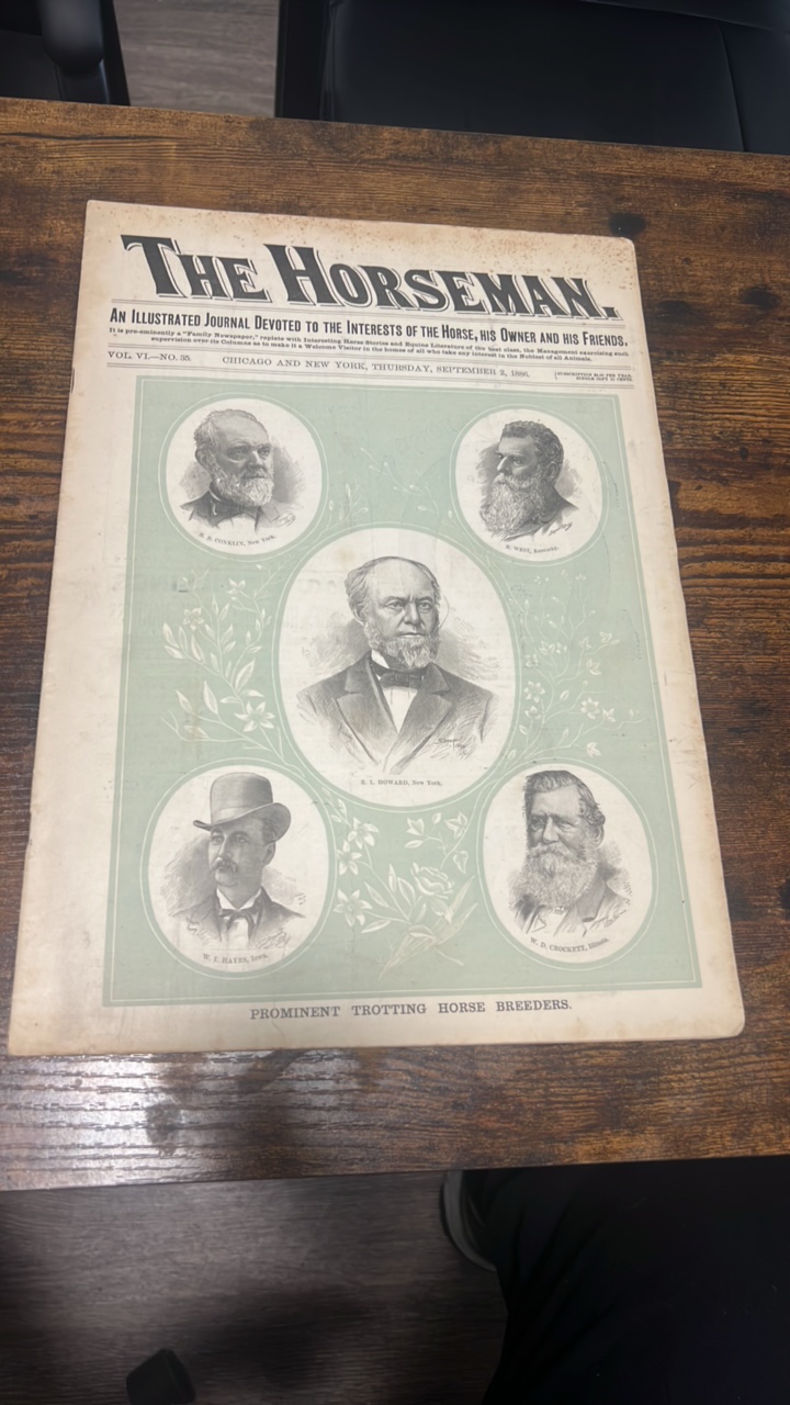 1886 the horseman magazine