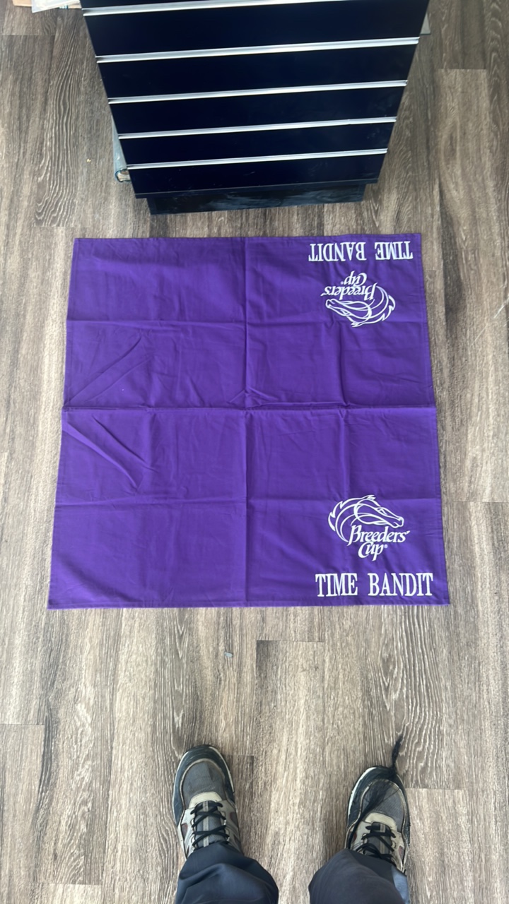 breeders cup time bandit horse blanket