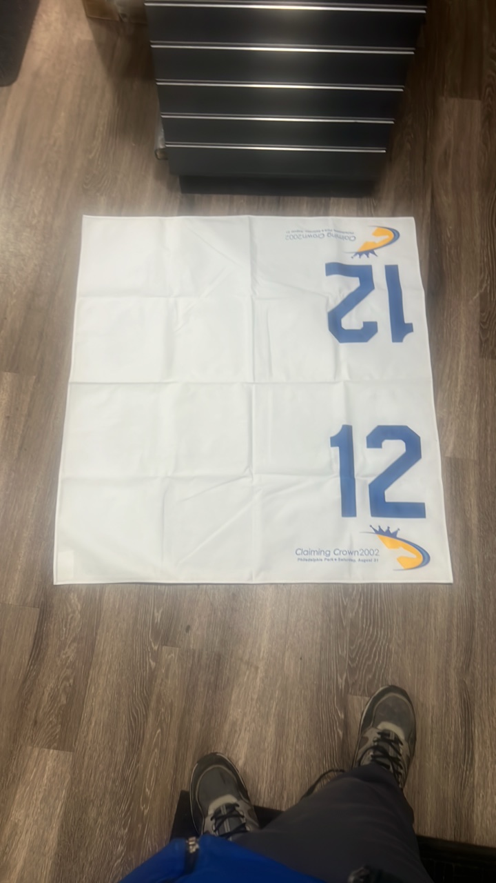 claiming crown 2002 Philadelphia park #12 horse blanket