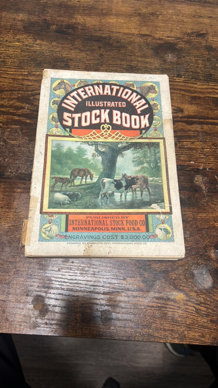 early 1900s international illustrated stock book