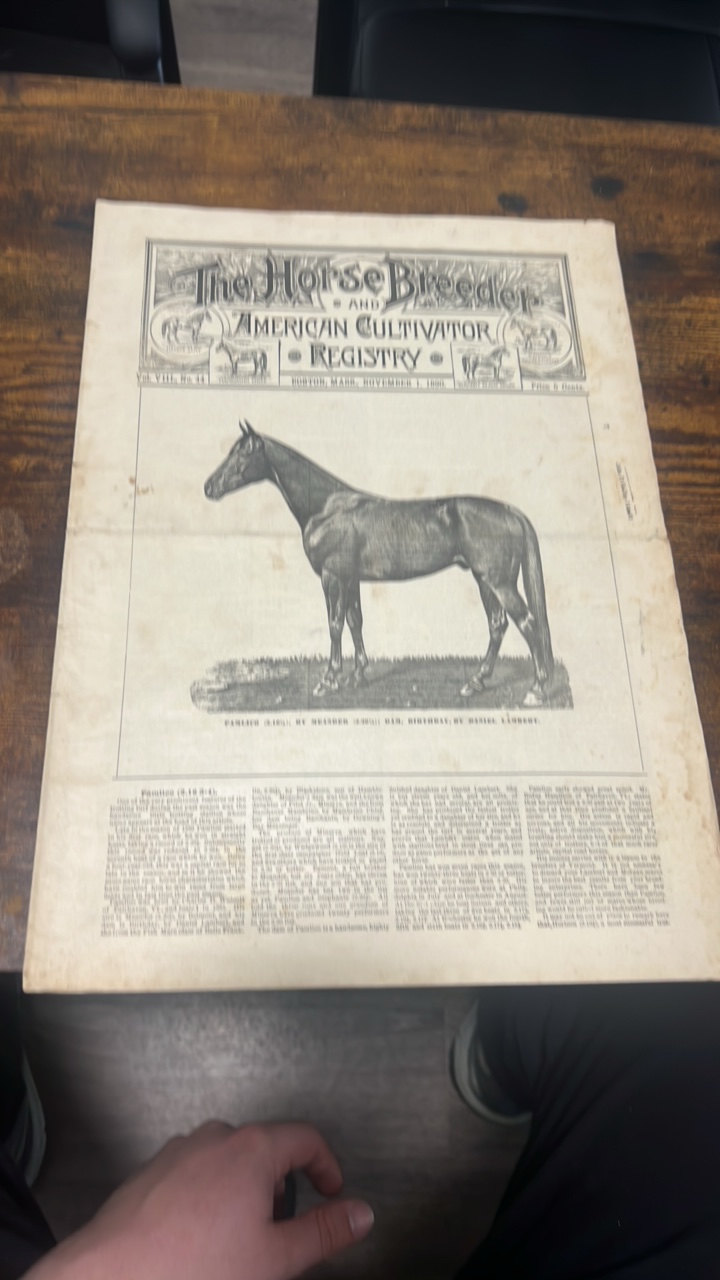 1890 the horse breeder magazine