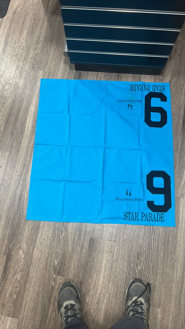 Hollywood park star parade #9 horse blanket