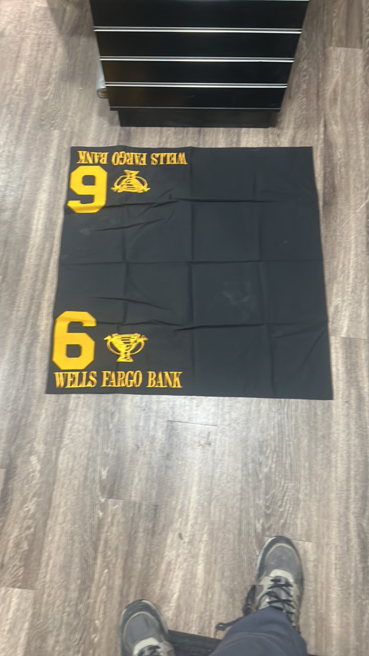 Wells Fargo bank #6 horse blanket