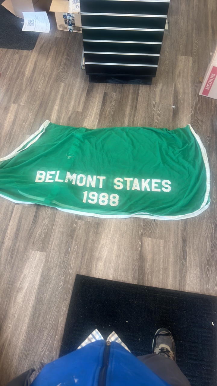 1988 Belmont stakes horse blanket