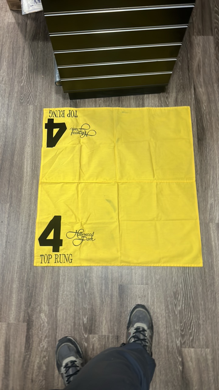 Hollywood park top rung #4 horse blanket