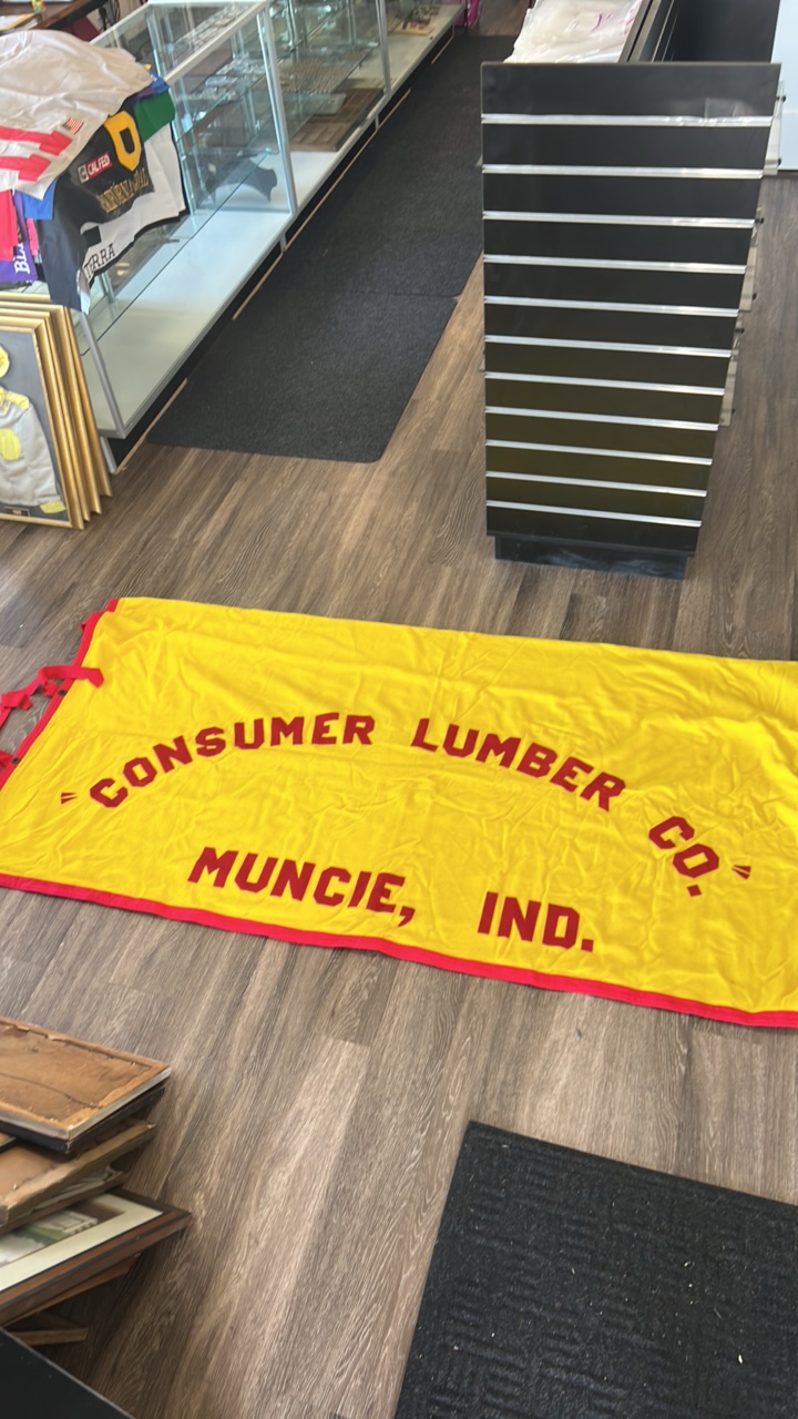 consumer lumber co. Muncie Indiana horse blanket advertisement