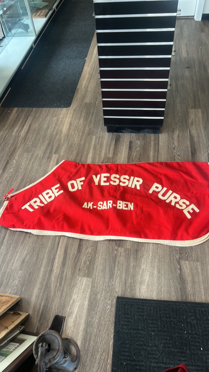 tribe of yessir purse ak-sar-Ben horse blanket