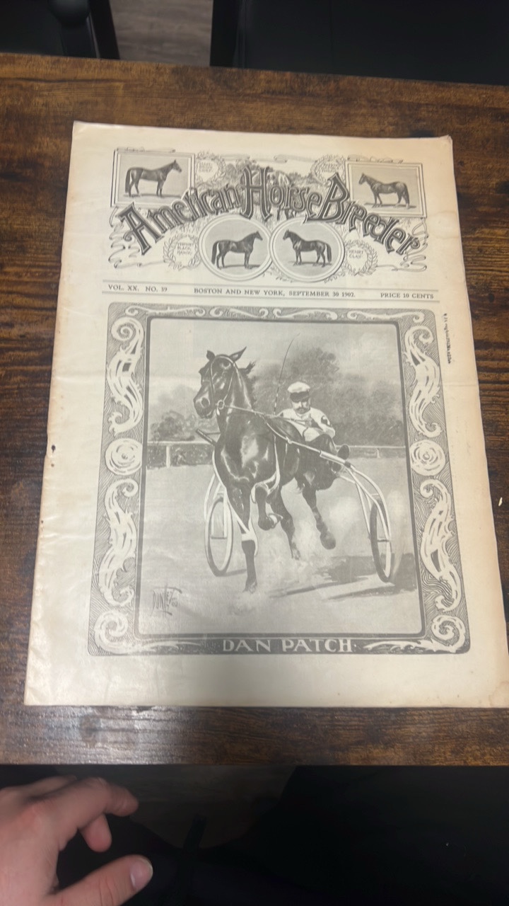 1902 the American horse breeder Dan patch magazine