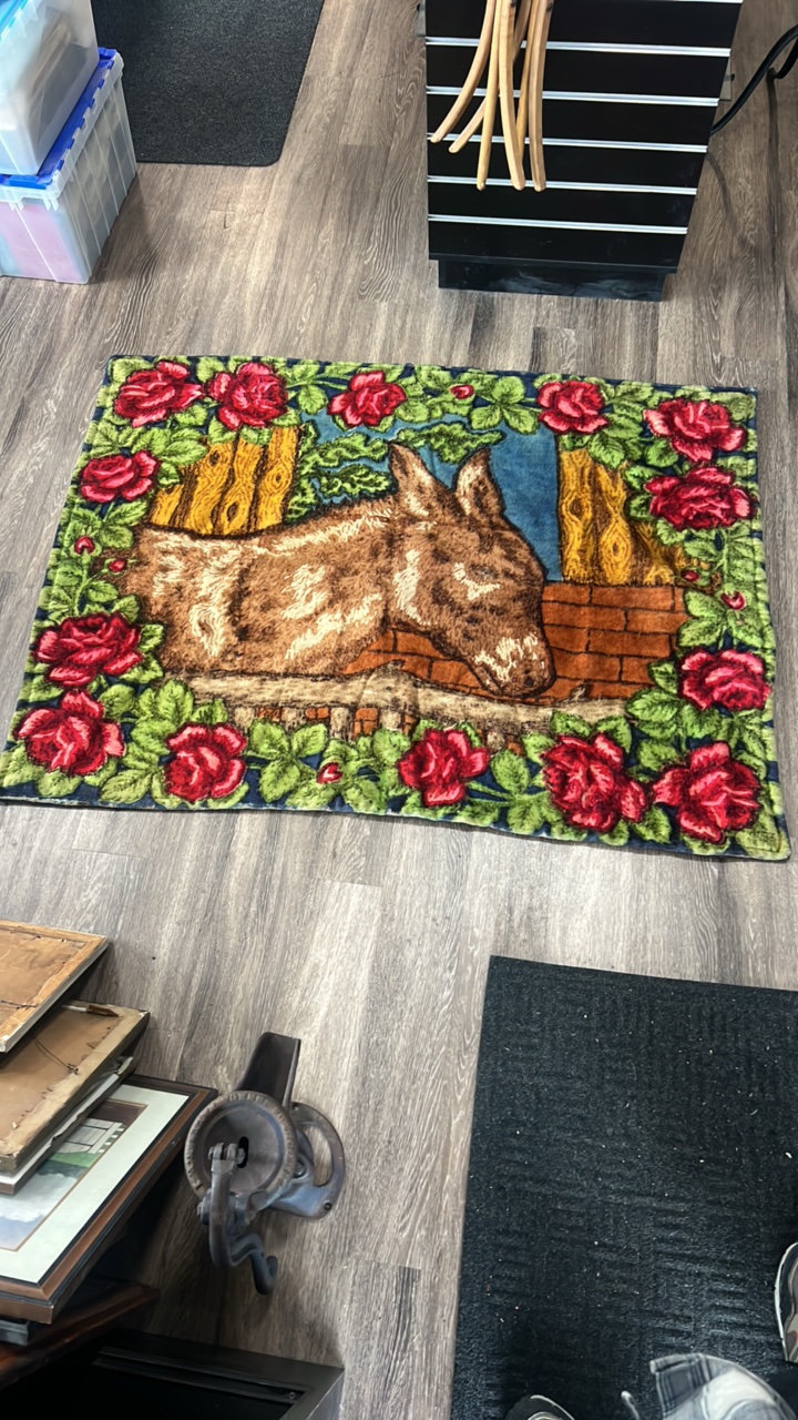 large horse tapestry