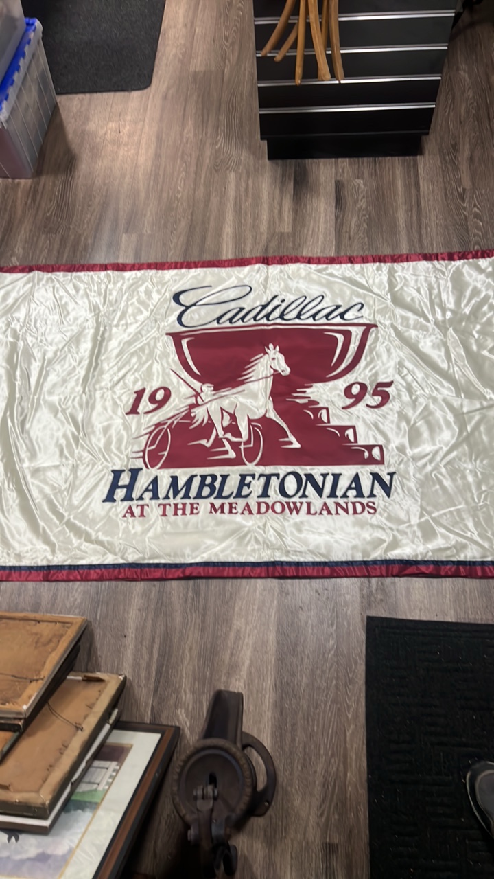 1995 hambletonian at the meadowlands Cadillac horse blanket