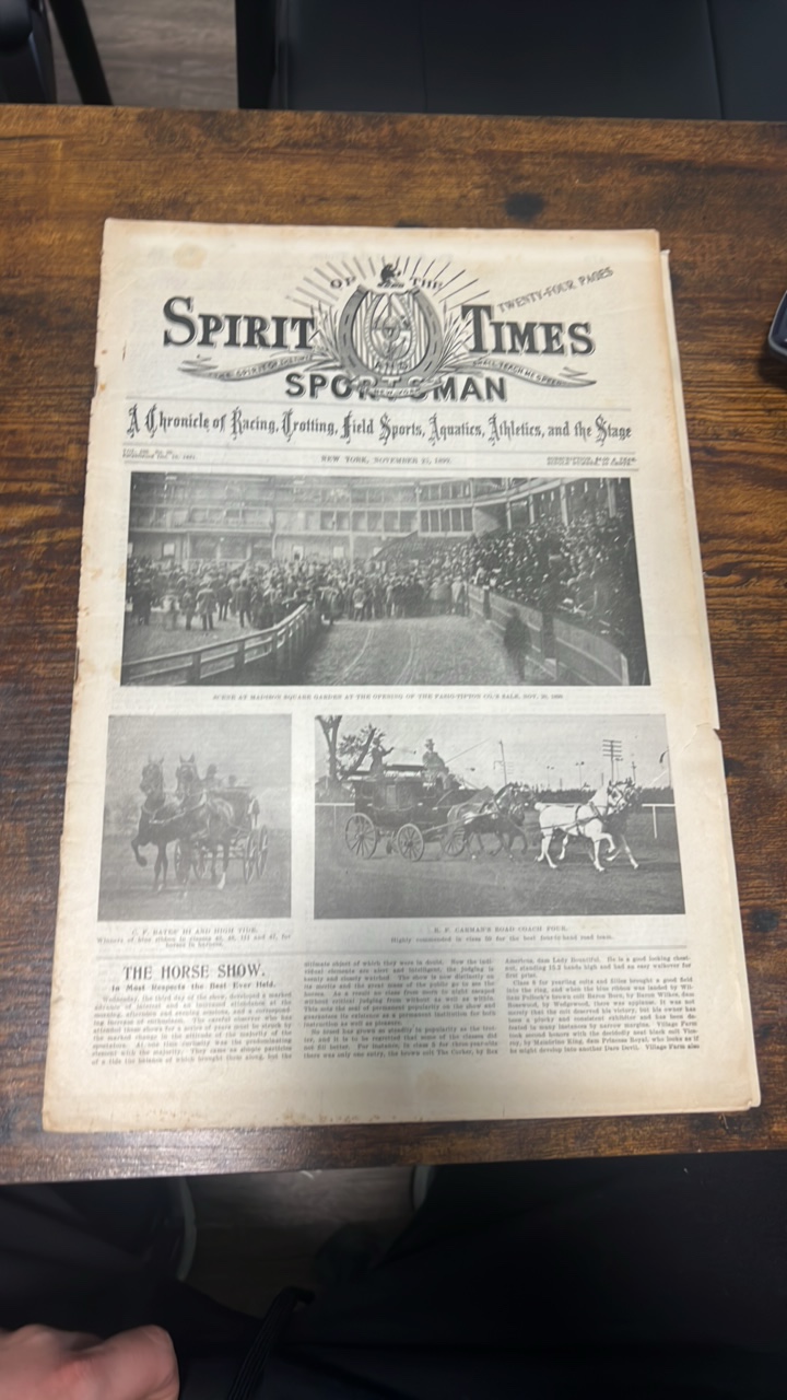 1899 spirit of the times magazine