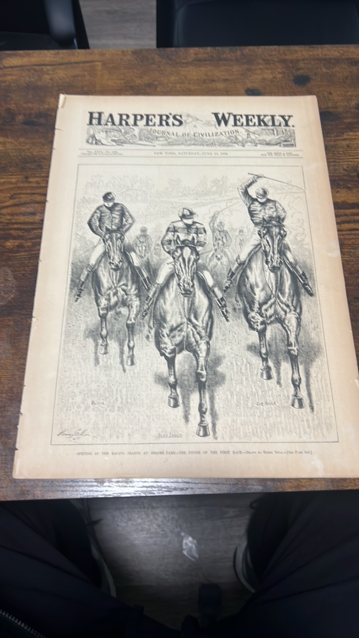 1882 Harpers weekly magazine