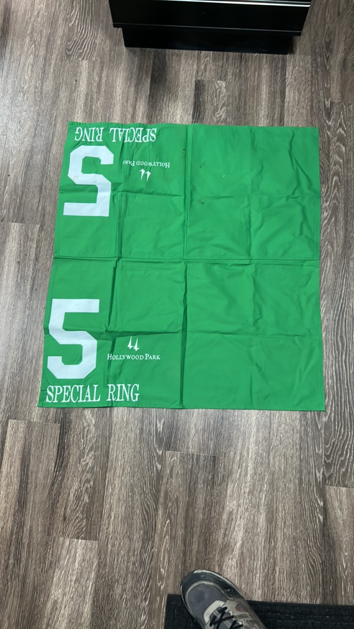 special ring #5 Hollywood park horse blanket