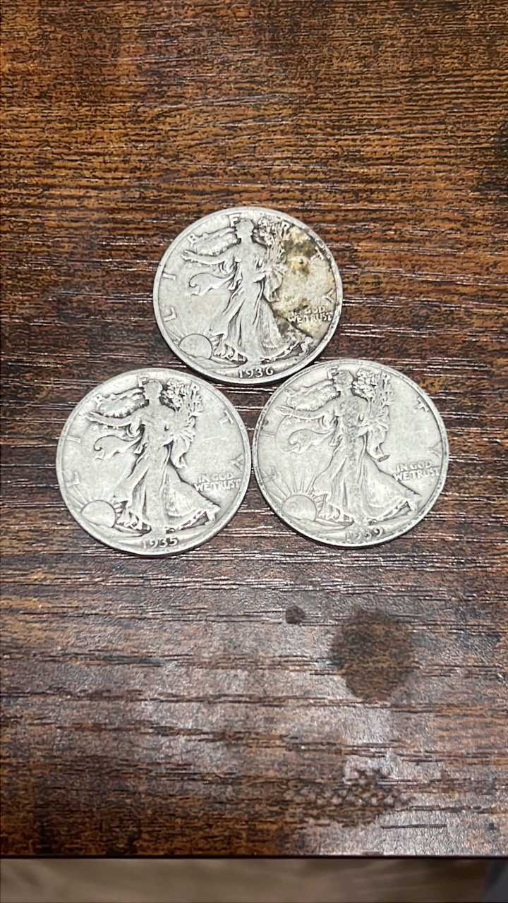 35,36,39 walking liberty halfs