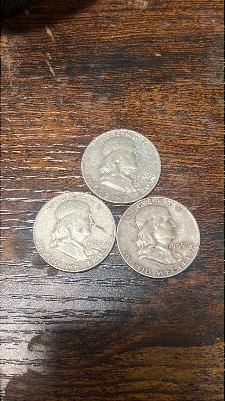 1959-1960 Benjamin Franklin halfs